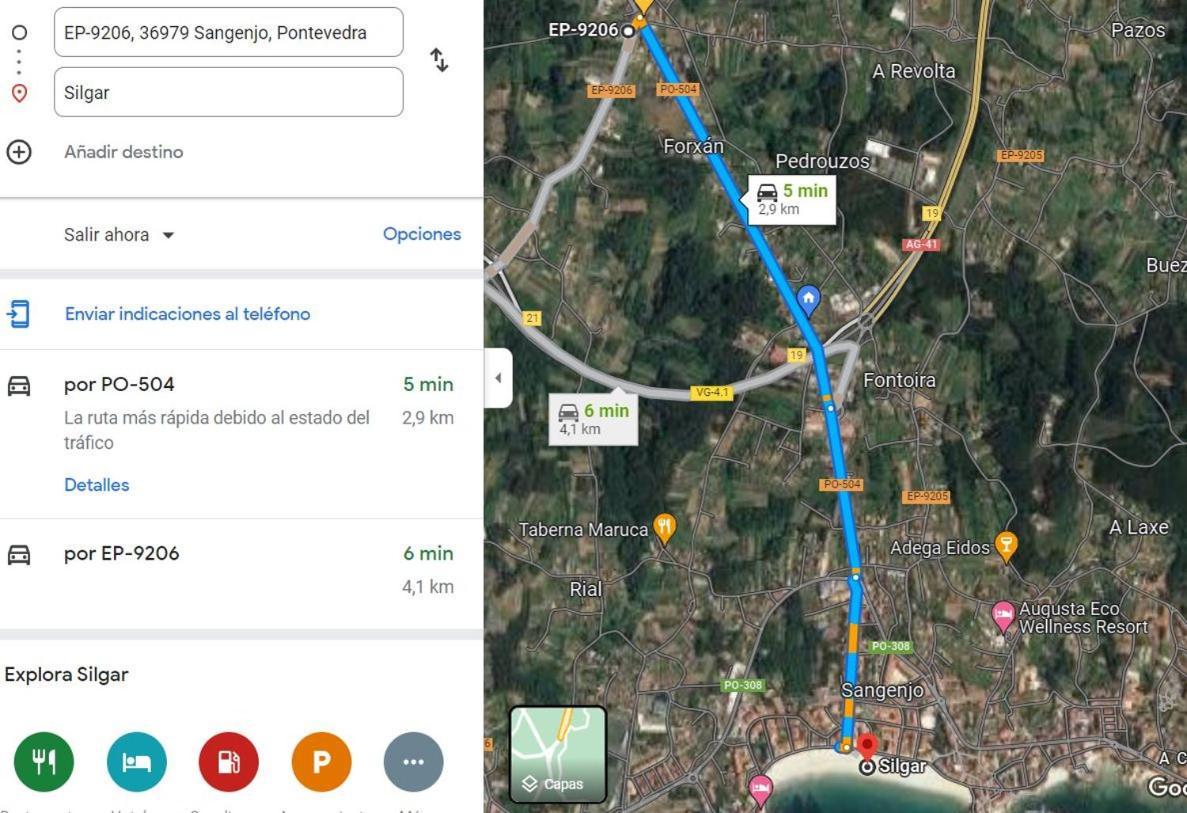 "Sanxenxo Holidays" Atico Con Garaje, Barbacoa Y Piscina A 5 Min Del Centro المظهر الخارجي الصورة